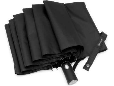 Зонт мужской Robin черный, 12 спиц, полный автомат, 3 сл., арт.413